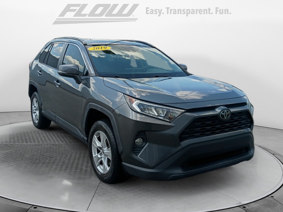 Gray 2019 Toyota RAV4 SUV / Crossover Front-Wheel Drive Automatic