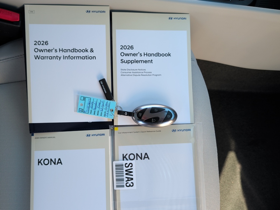 KM8HF3AB9TU417421 2026 Hyundai Kona SEL Sport