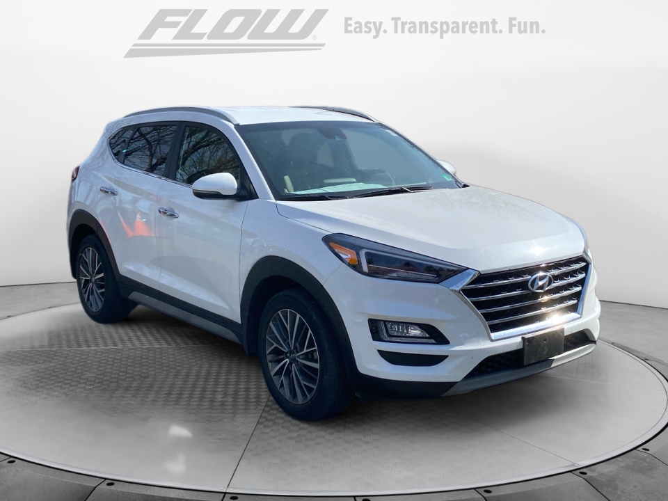 White 2020 Hyundai Tucson Limited AWD SUV / Crossover All-Wheel Drive Automatic