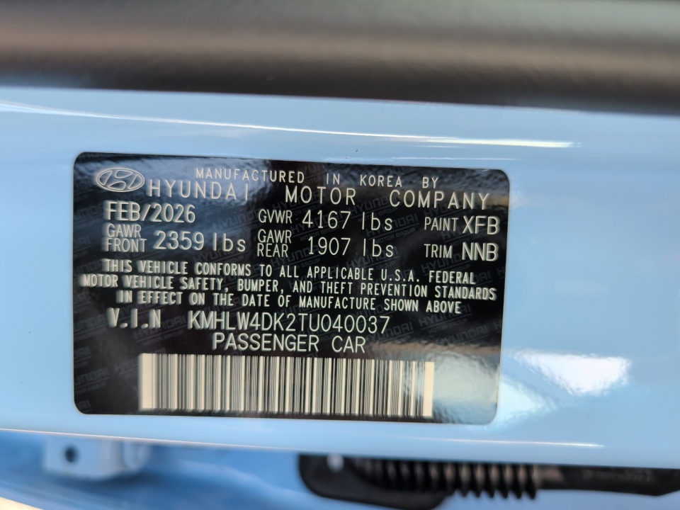 KMHLW4DK2TU040037 2026 Hyundai Elantra N