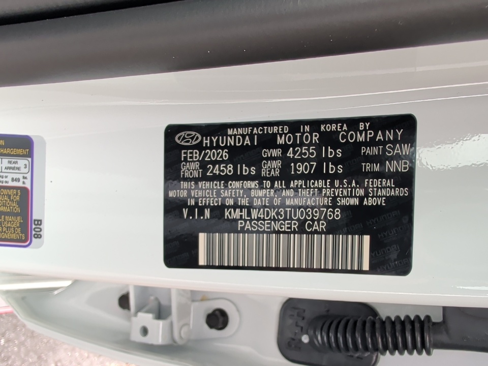 KMHLW4DK3TU039768 2026 Hyundai Elantra N