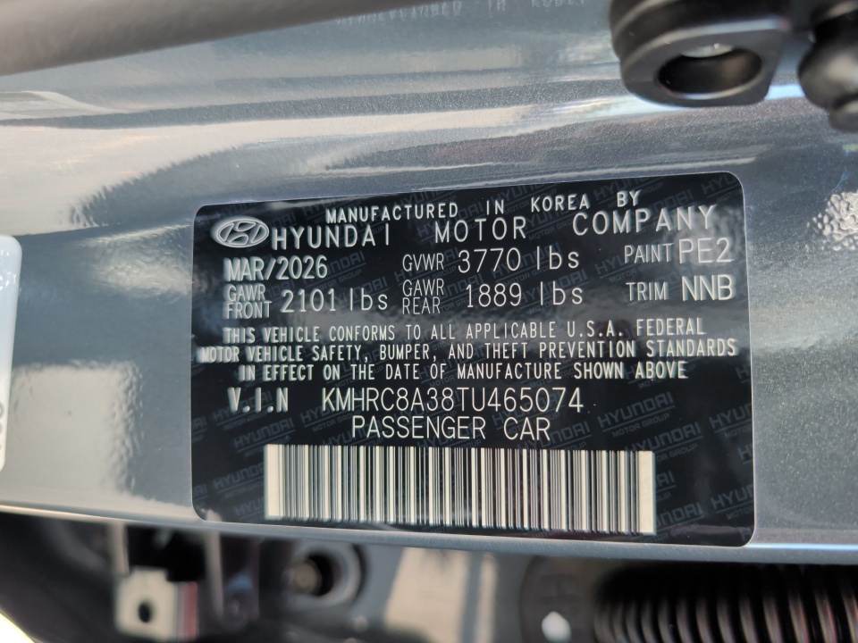 KMHRC8A38TU465074 2026 Hyundai Venue SEL
