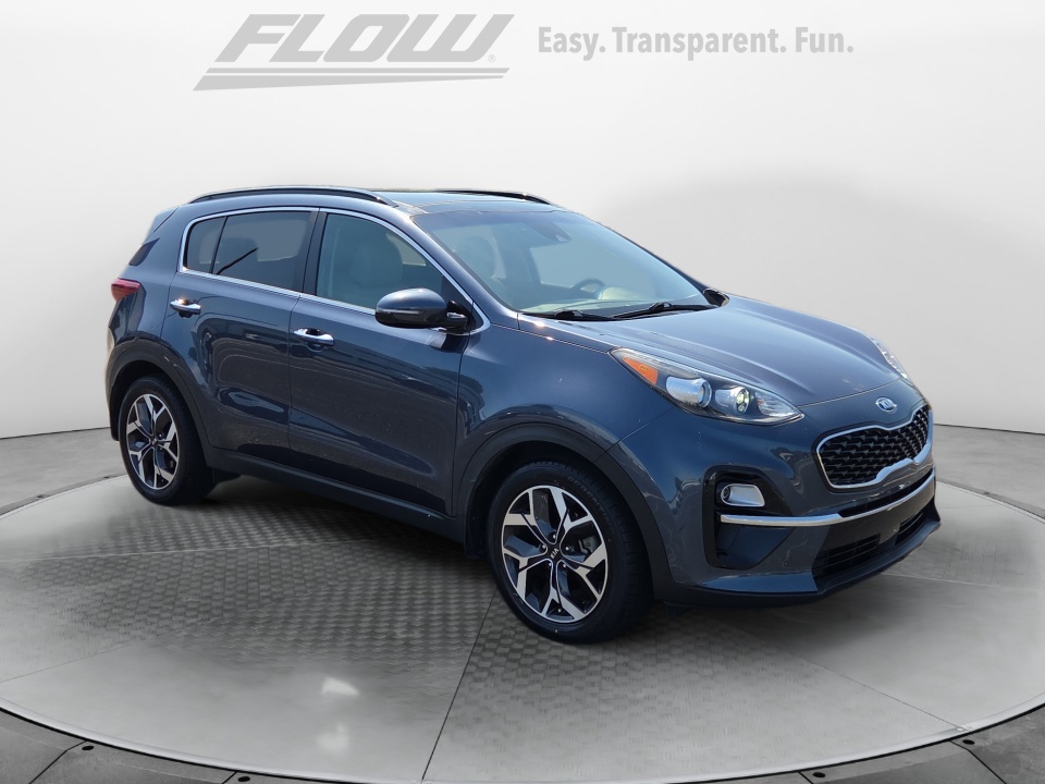 Blue 2020 Kia Sportage SUV / Crossover Front-Wheel Drive Automatic