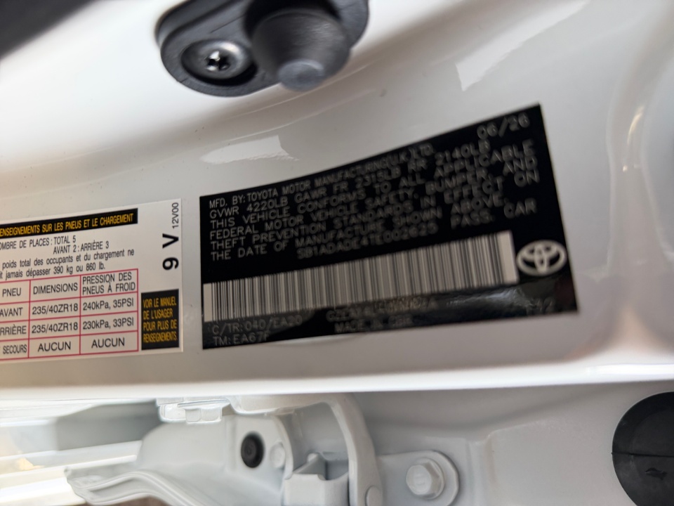 SB1ADADE4TE002625 2026 Toyota GR Corolla