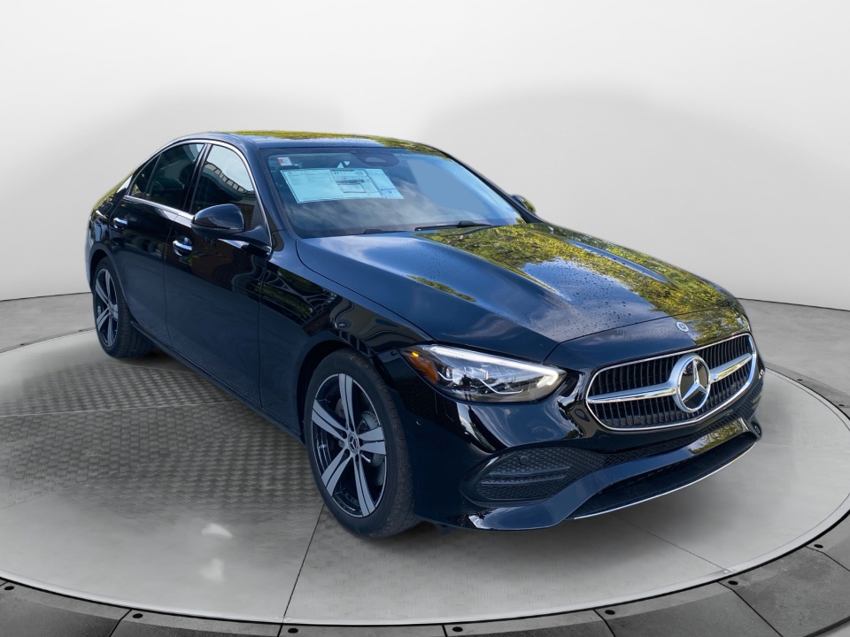 Black 2026 Mercedes-Benz C-Class Sedan All-Wheel Drive Automatic