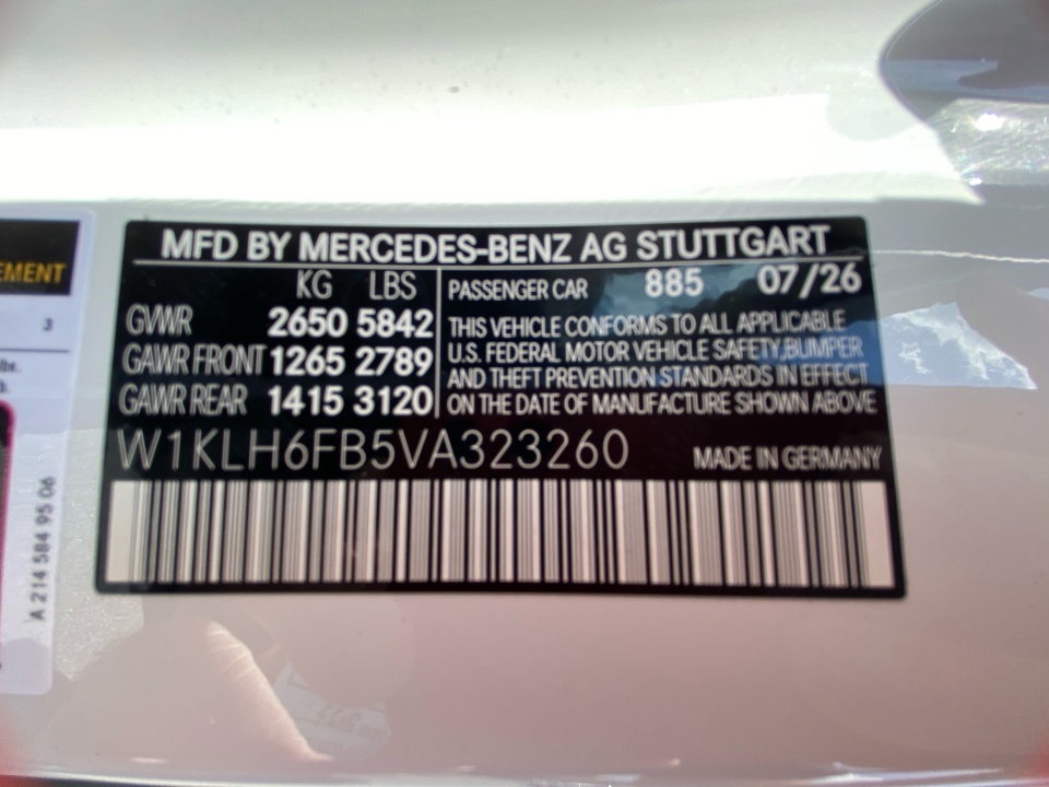 W1KLH6FB5VA323260 2027 Mercedes-Benz E-Class E 450
