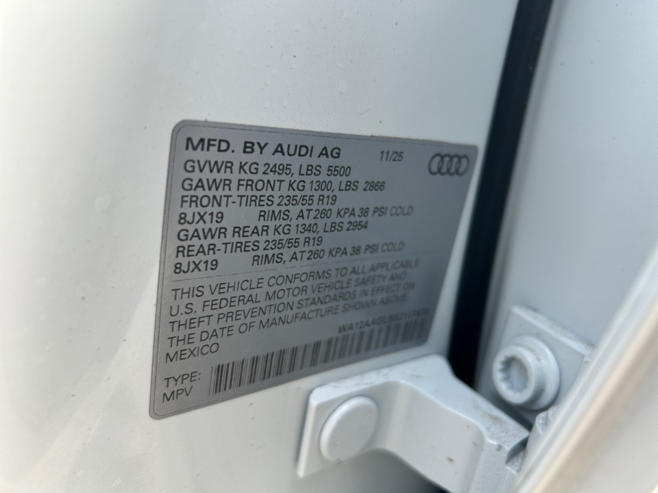 WA12AAGU5S2117479 2025 Audi All-new Q5 Premium Plus TFSI quattro S tronic