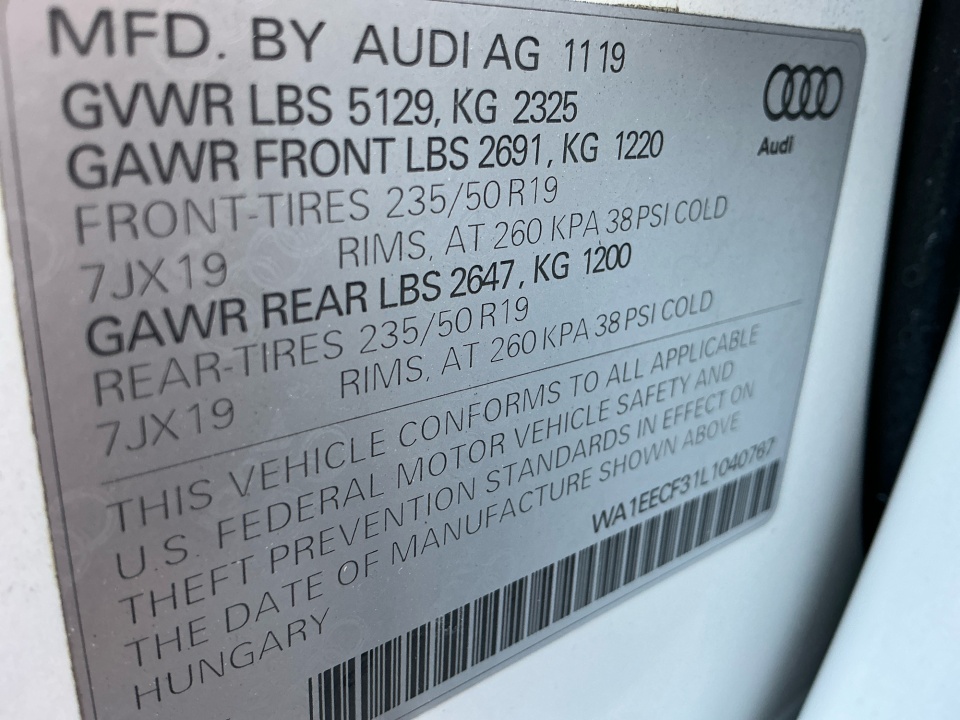 Used 2020 Audi Q3 SUV
