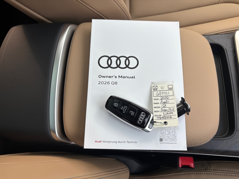 WA1EVBF19TD018006 2026 Audi Q8 Premium Plus 55 TFSI quattro Tiptronic