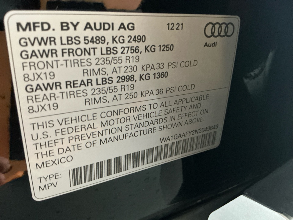 Used 2022 Audi Q5 SUV