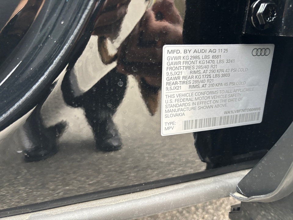 WA1LVBF74TD006695 2026 Audi Q7 Premium Plus 55 TFSI quattro tiptronic