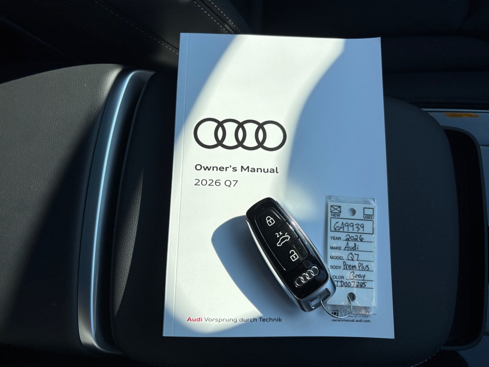 WA1LVBF75TD007225 2026 Audi Q7 Premium Plus 55 TFSI quattro tiptronic