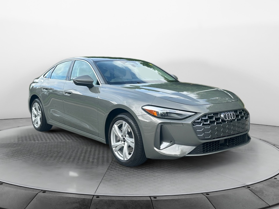 Gray 2025 Audi A5 Sedan All-Wheel Drive Automatic