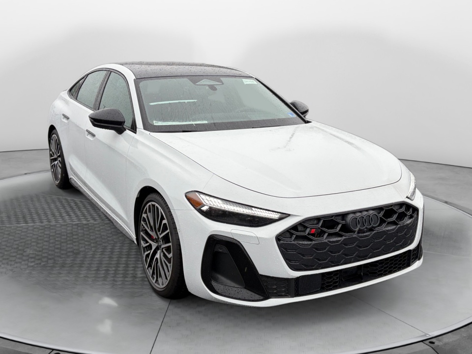 White 2025 Audi S5 Sedan All-Wheel Drive Automatic