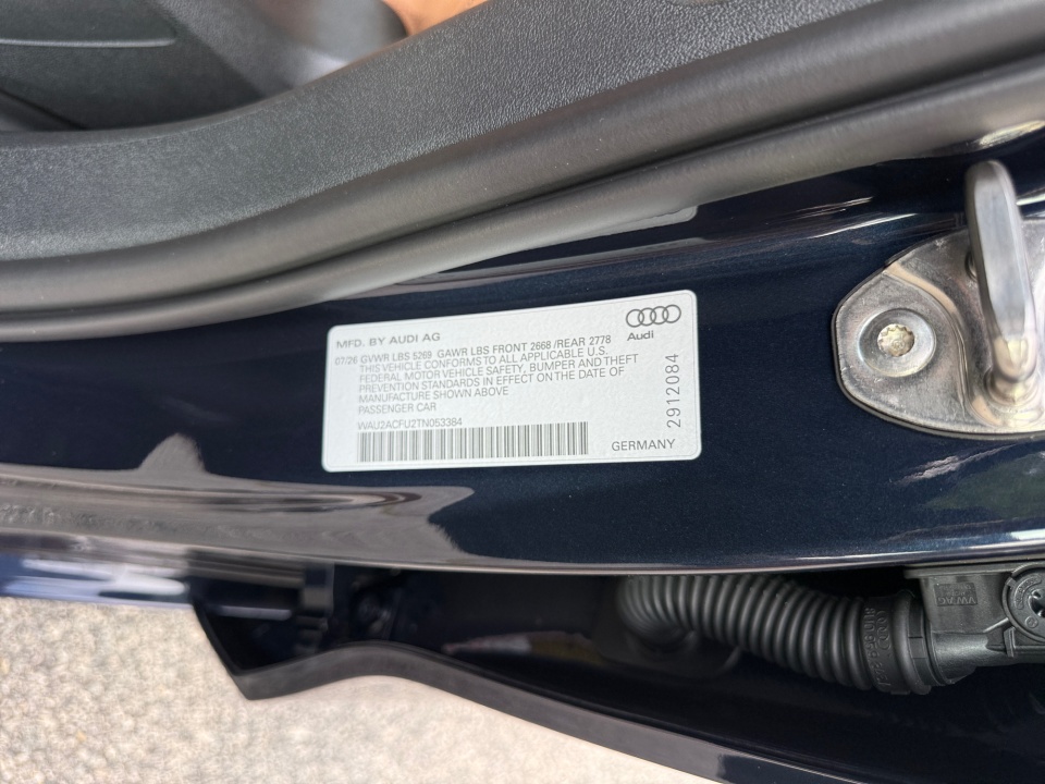 WAU2ACFU2TN053384 2026 Audi A5 Premium Plus