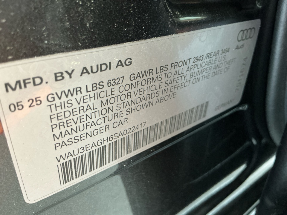 WAU3EAGH6SA022417 2025 Audi S6 e-tron Prestige