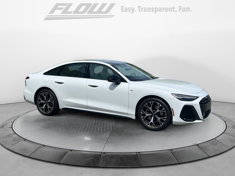White 2026 Audi A6 quattro Premium Plus 55 TFSI Sedan All-Wheel Drive Automatic