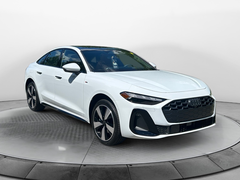 White 2026 Audi A5 quattro Prestige TFSI Sedan All-Wheel Drive Automatic