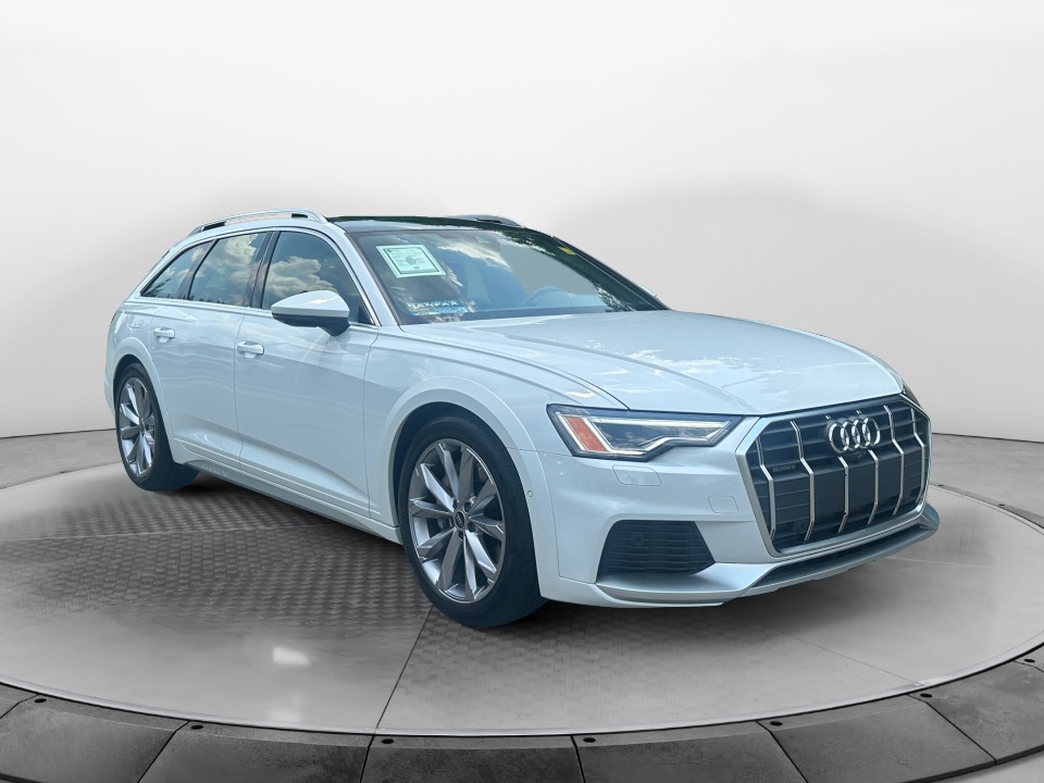 White 2025 Audi A6 Allroad Wagon All-Wheel Drive Automatic