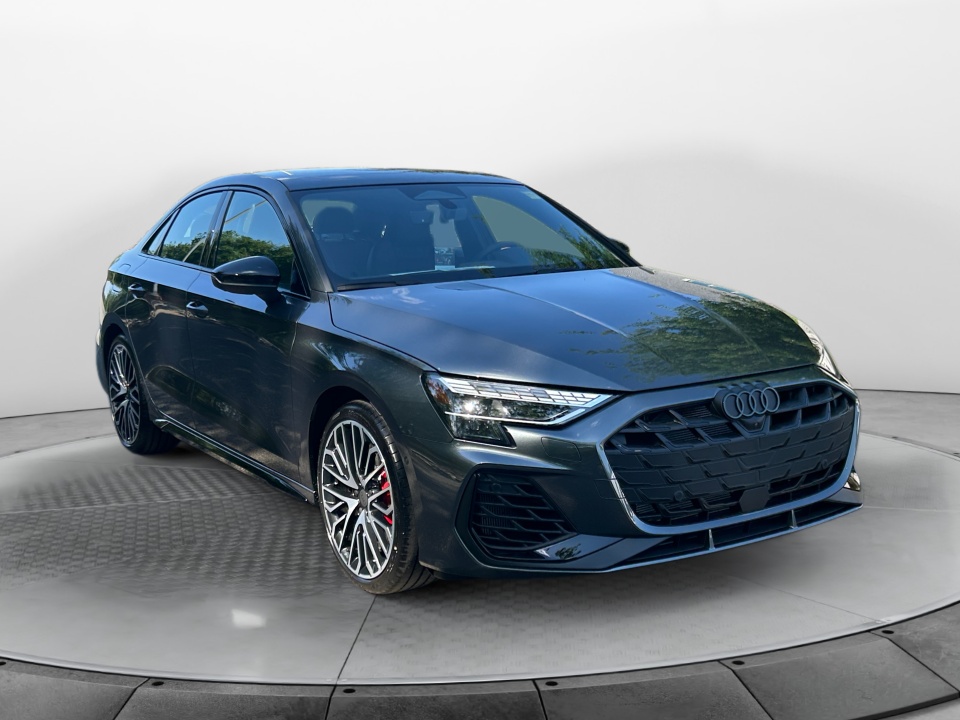 Gray 2026 Audi S3 Sedan All-Wheel Drive Automatic