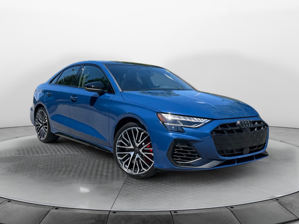 Blue 2026 Audi S3 Sedan All-Wheel Drive Automatic