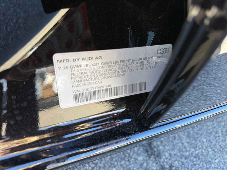 WAUGUDGY1TA061746 2026 Audi A3 Premium 40 TFSI quattro S tronic