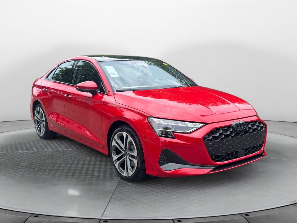 Red 2026 Audi A3 Sedan All-Wheel Drive Automatic