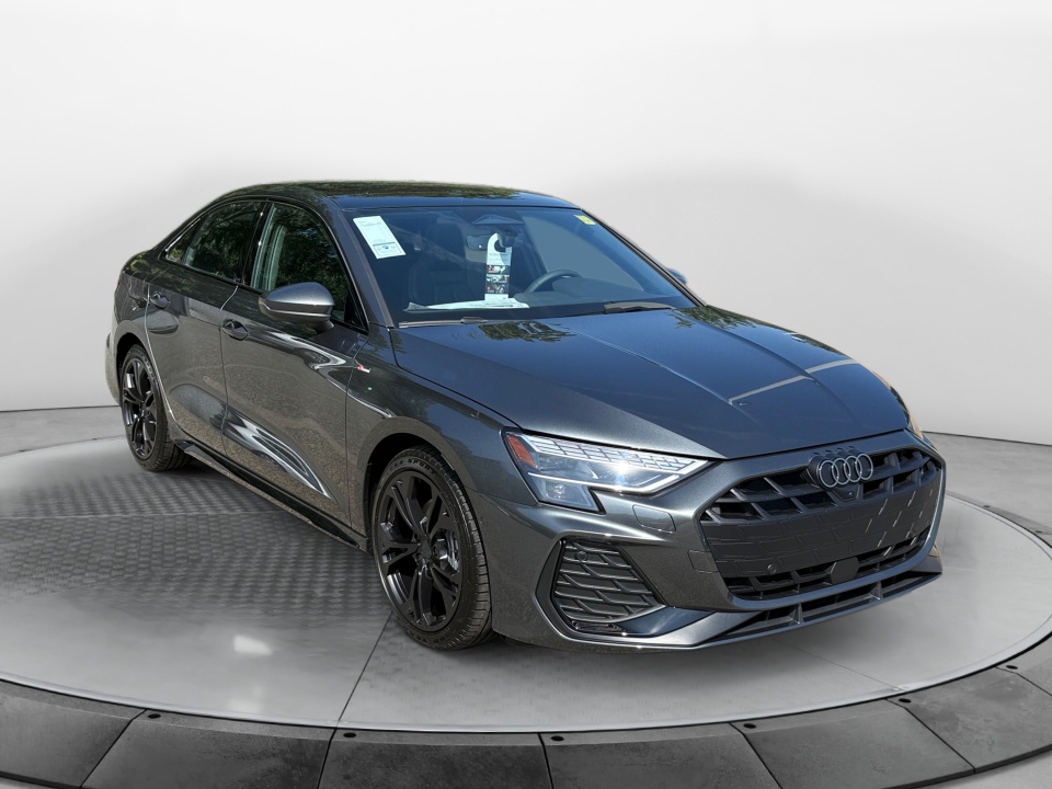 Gray 2026 Audi A3 Sedan All-Wheel Drive Automatic