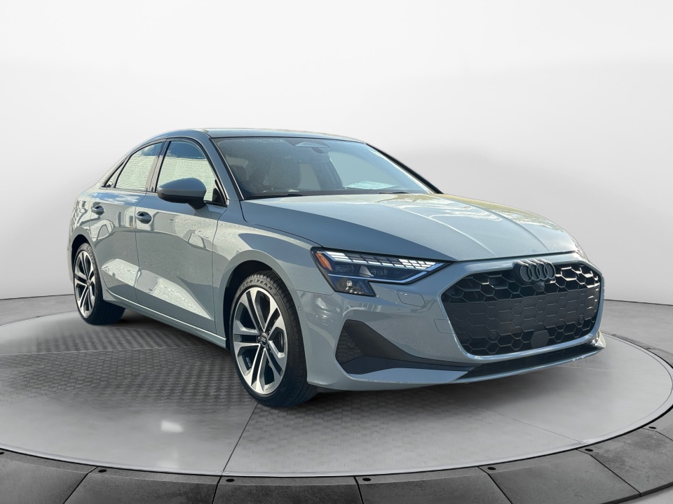 Gray 2026 Audi A3 quattro Premium Plus 40 TFSI Sedan All-Wheel Drive Automatic