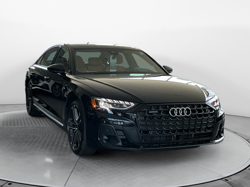 Black 2027 Audi A8 Sedan All-Wheel Drive Automatic