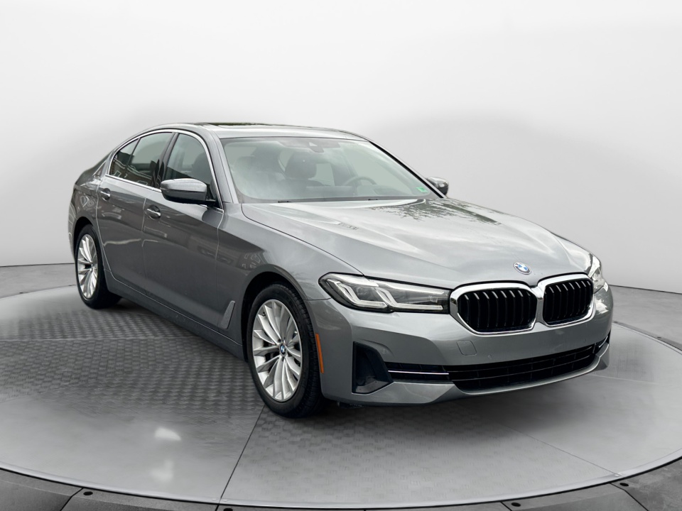 Gray 2023 BMW 5 Series Sedan All-Wheel Drive Automatic