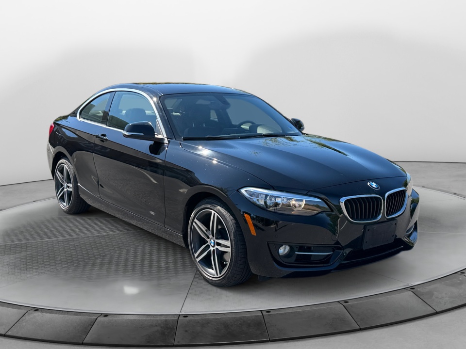 Black 2017 BMW 2 Series Coupe Rear-Wheel Drive Automatic