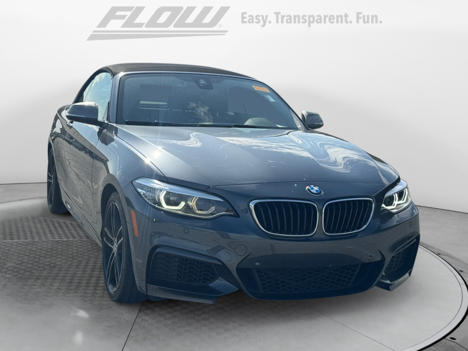 Gray 2019 BMW 2 Series Convertible Rear-Wheel Drive Automatic