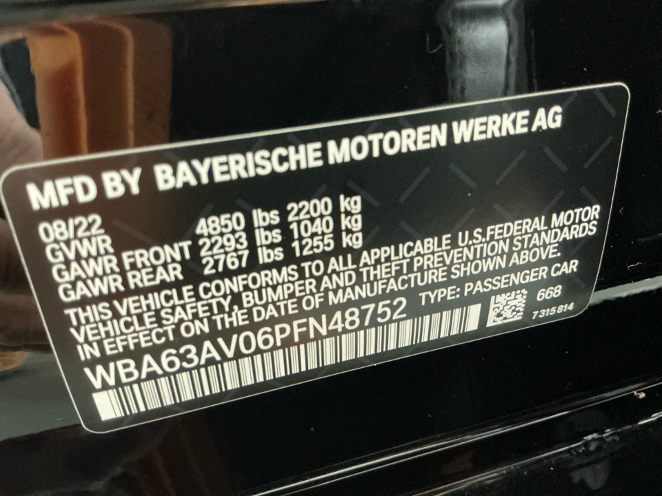 WBA63AV06PFN48752 2023 BMW 430i Gran Coupe