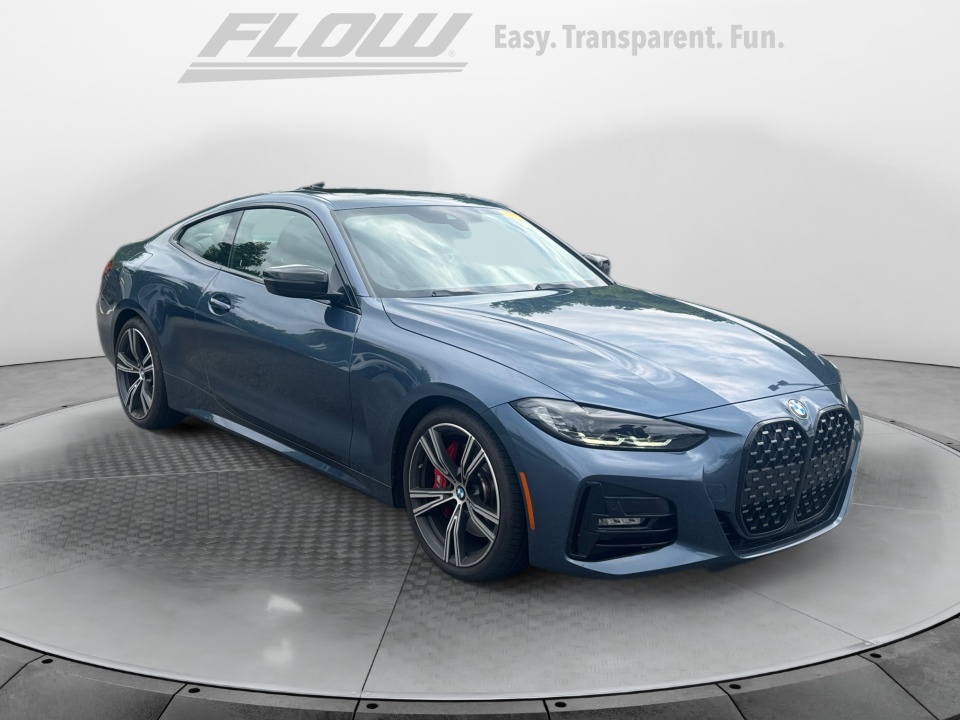 Blue 2022 BMW 4 Series Coupe All-Wheel Drive Automatic