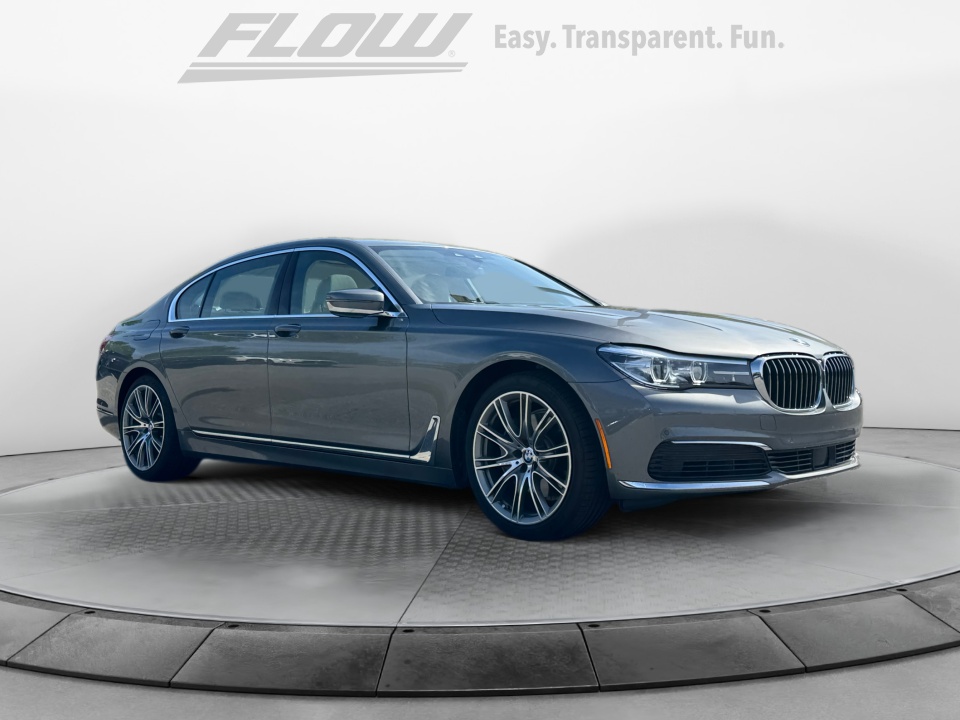 Gray 2019 BMW 7 Series 740i RWD Sedan Rear-Wheel Drive Automatic