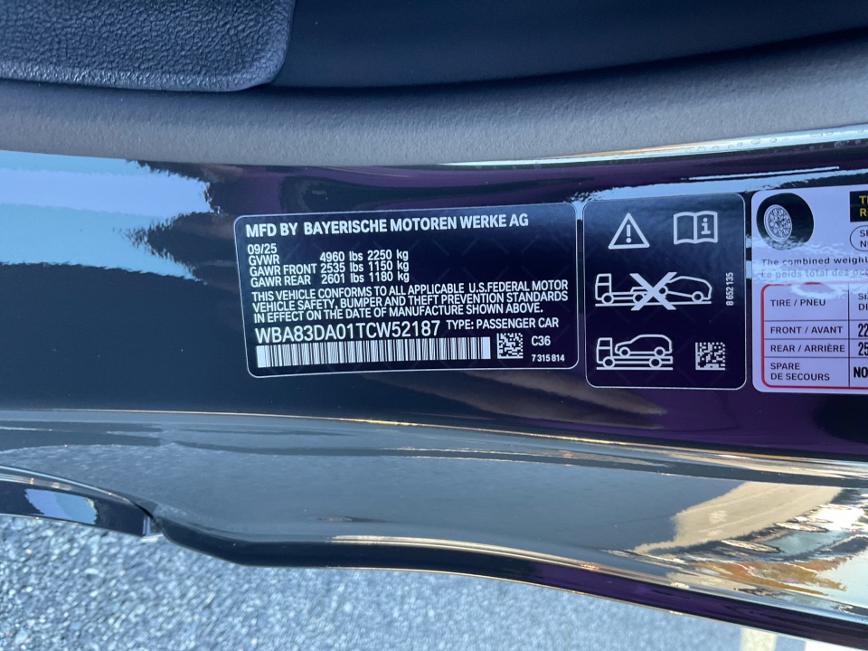 WBA83DA01TCW52187 2026 BMW M440i xDrive