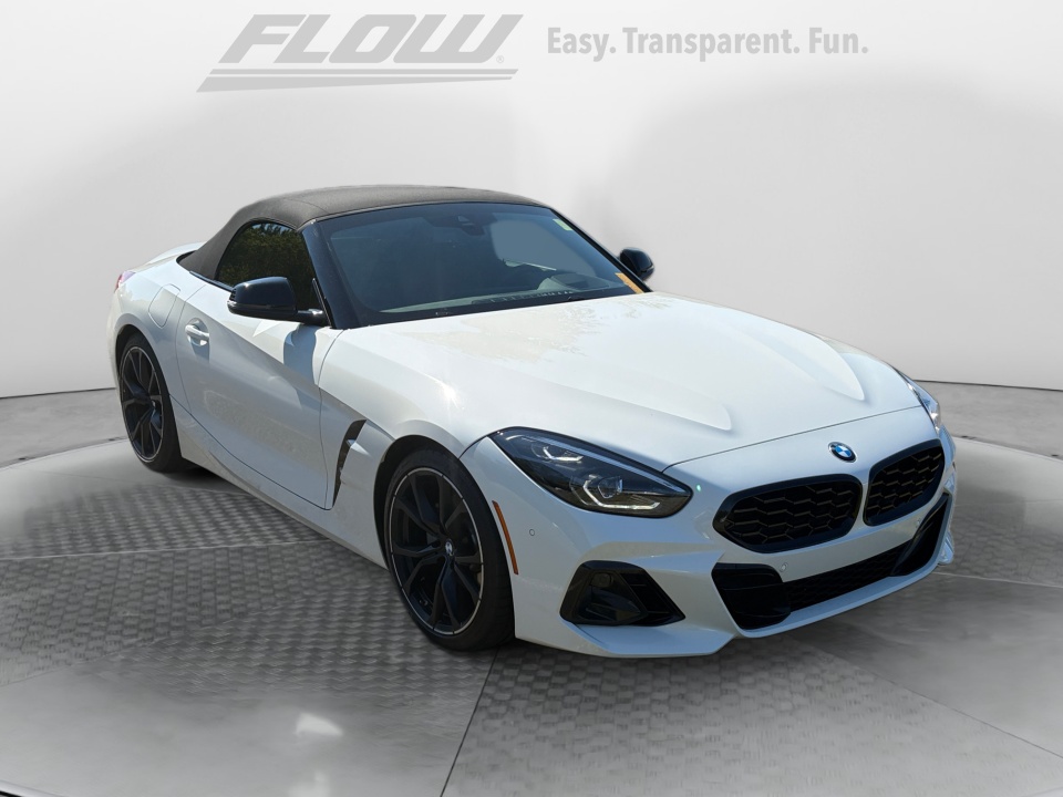 White 2023 BMW Z4 Convertible Rear-Wheel Drive Automatic