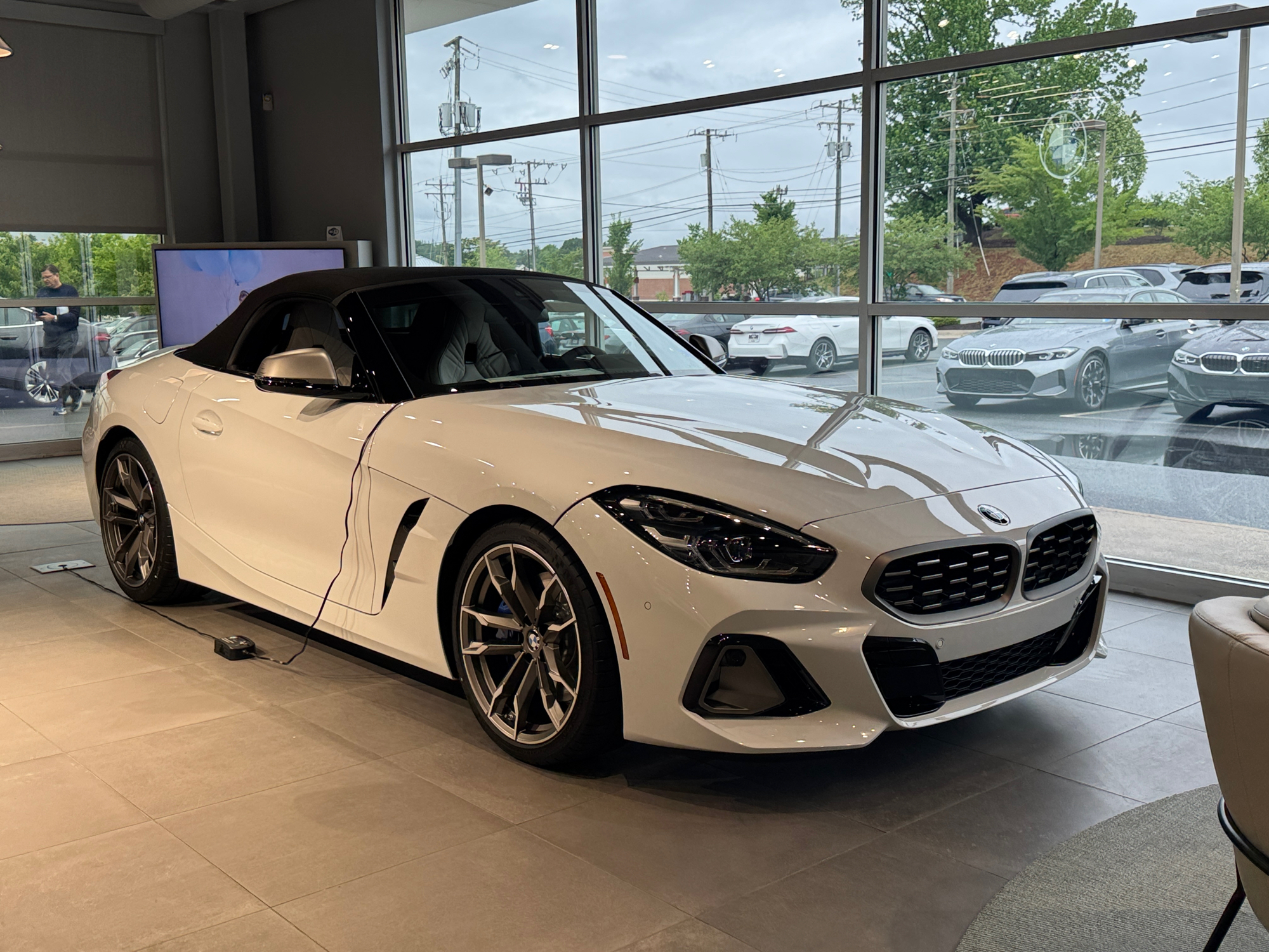 White 2026 BMW Z4 M40i RWD Convertible Rear-Wheel Drive Automatic