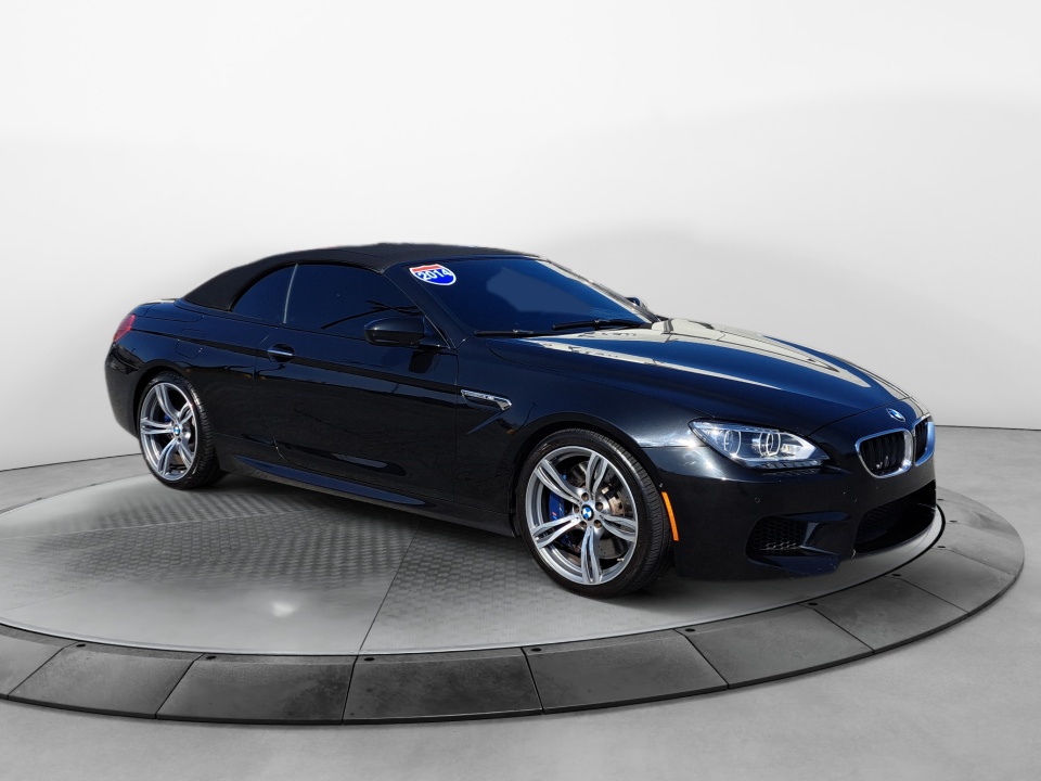 White 2014 BMW M6 Convertible Rear-Wheel Drive Automatic