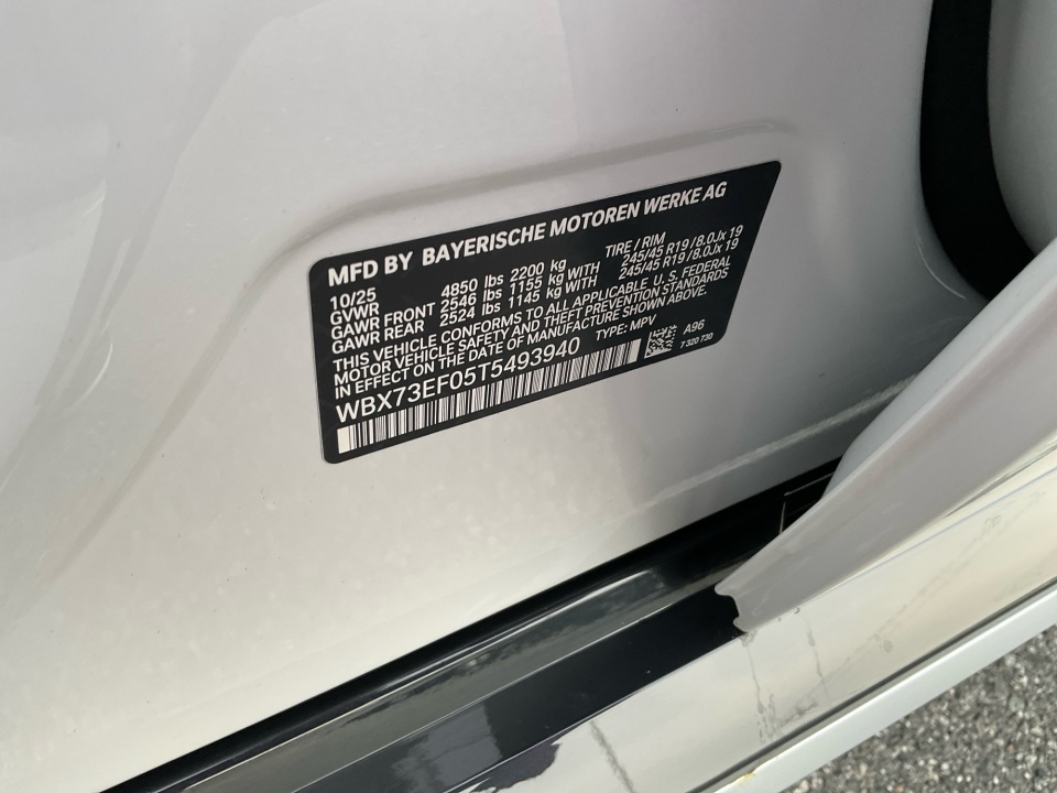 WBX73EF05T5493940 2026 BMW X1 xDrive28i