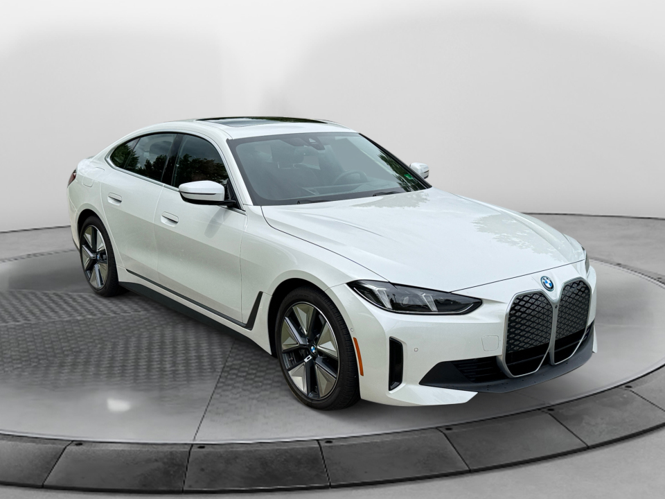 White 2025 BMW i4 Sedan All-Wheel Drive Automatic