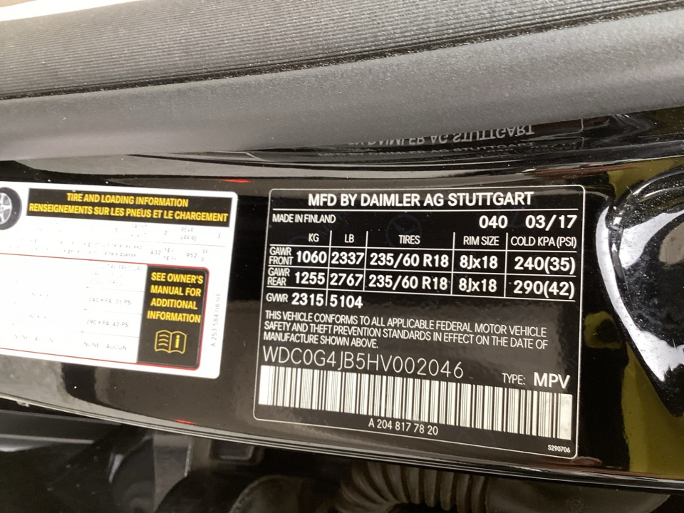 WDC0G4JB5HV002046 2017 Mercedes-Benz GLC 300 4MATIC