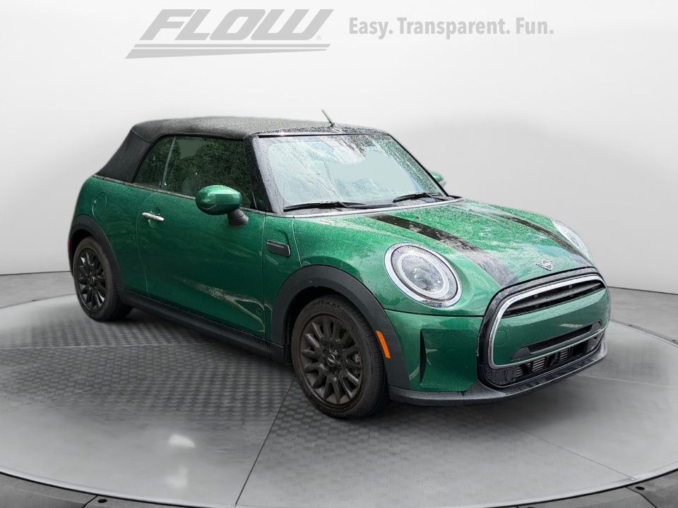 Green 2024 MINI Cooper Convertible Front-Wheel Drive Automatic