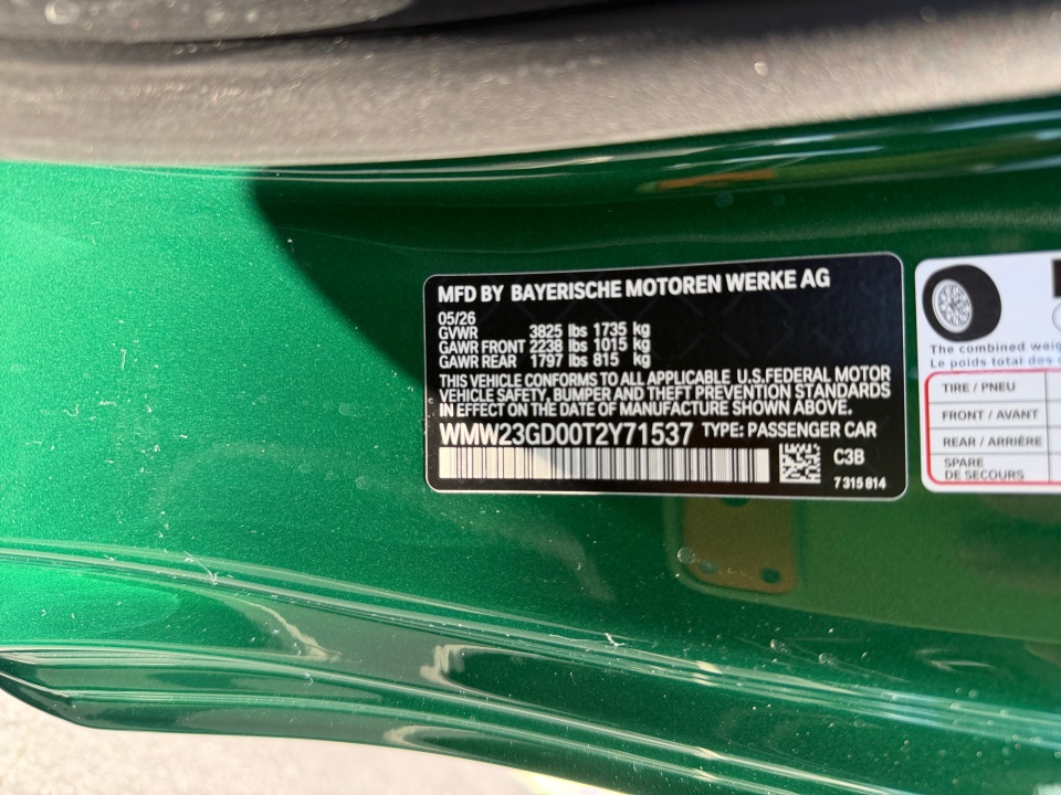 WMW23GD00T2Y71537 2026 MINI Hardtop Cooper S