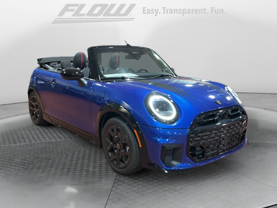 Blue 2026 MINI Cooper Convertible Front-Wheel Drive Automatic