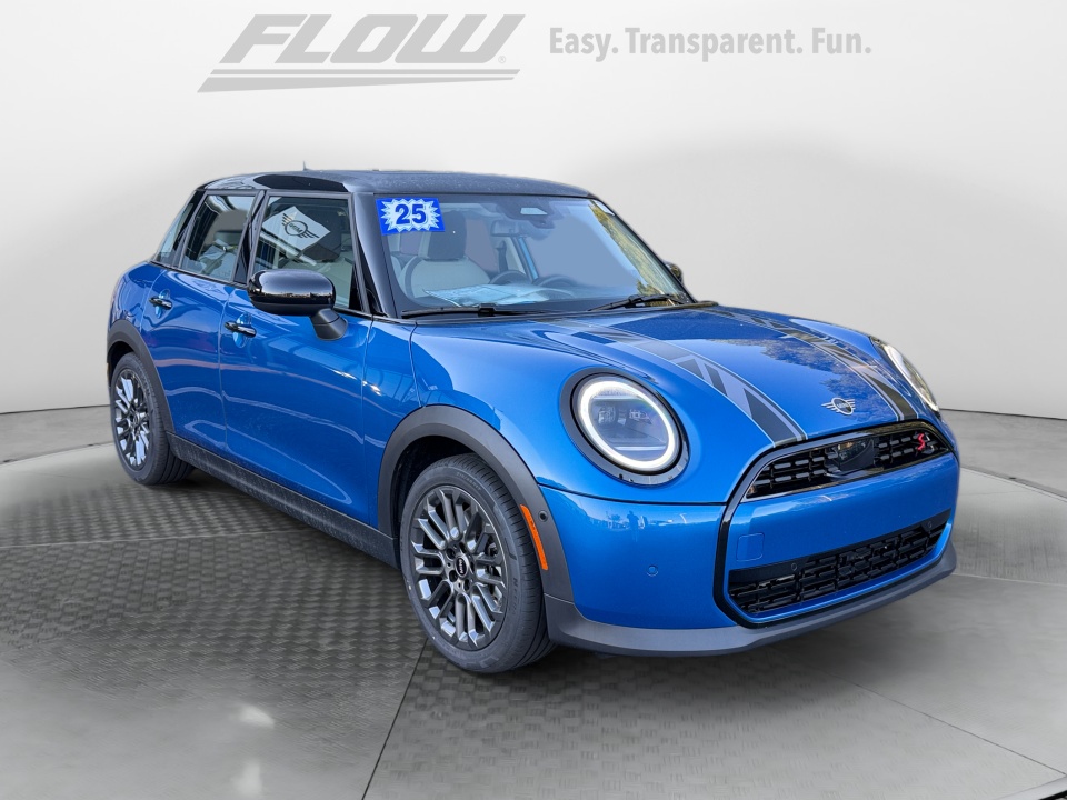 Blue 2025 MINI Cooper Hatchback Front-Wheel Drive Automatic