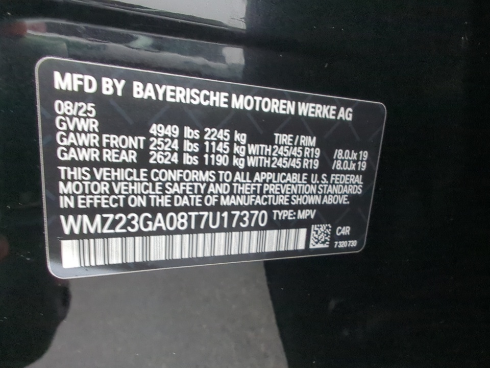 WMZ23GA08T7U17370 2026 MINI Countryman S