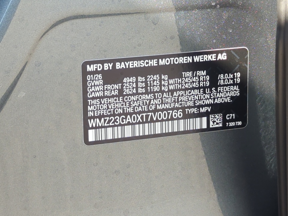 WMZ23GA0XT7V00766 2026 MINI Countryman Cooper S