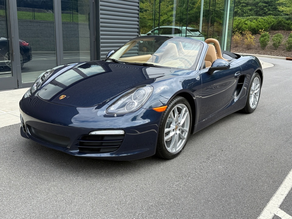 Blue 2013 Porsche Boxster Convertible Rear-Wheel Drive Manual